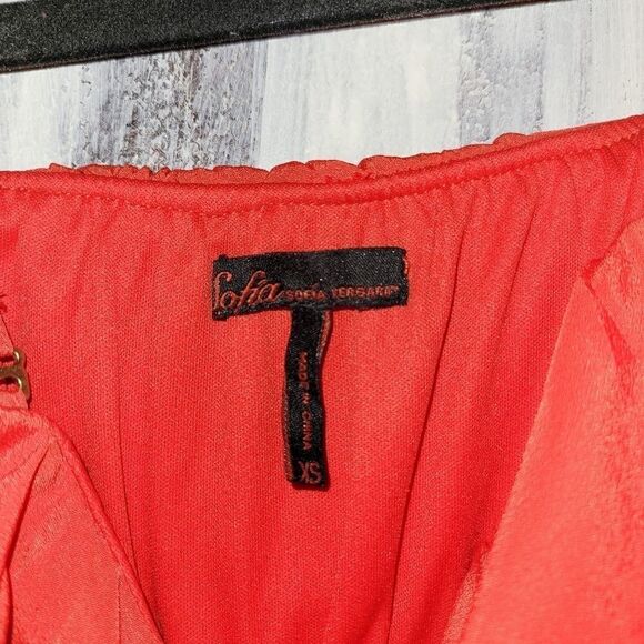 Red Spaghetti Strap High-low Salsa Dress Size XS - Picture 3 of 9